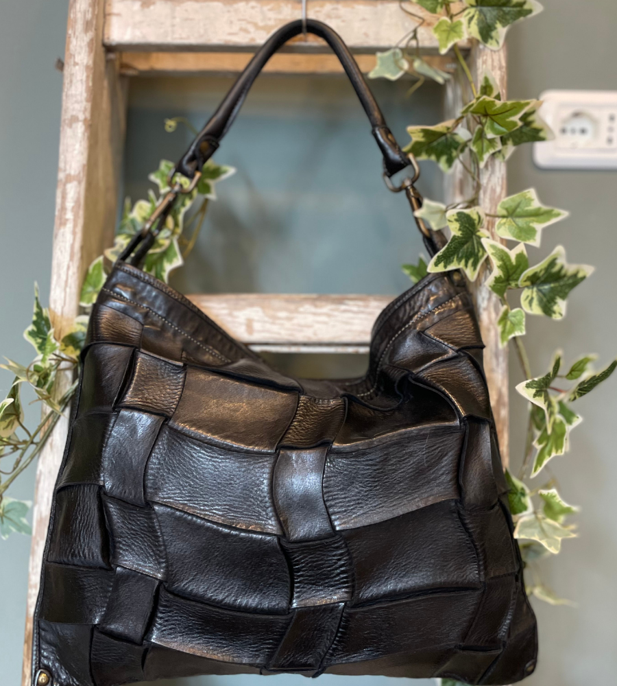 Borsa a sacca BS800 con intreccio irregolare di Bayside.