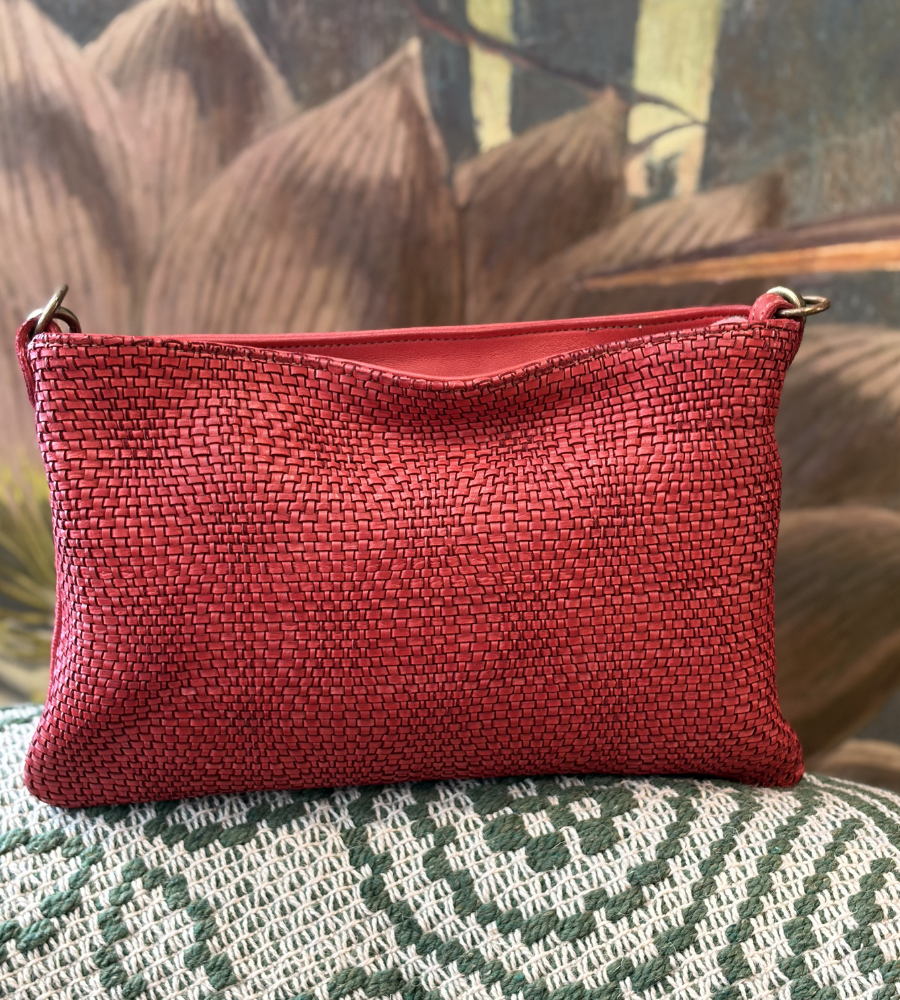 Borsa a Spalla Borsa BS329 Rosso Corallo - di Bayside.