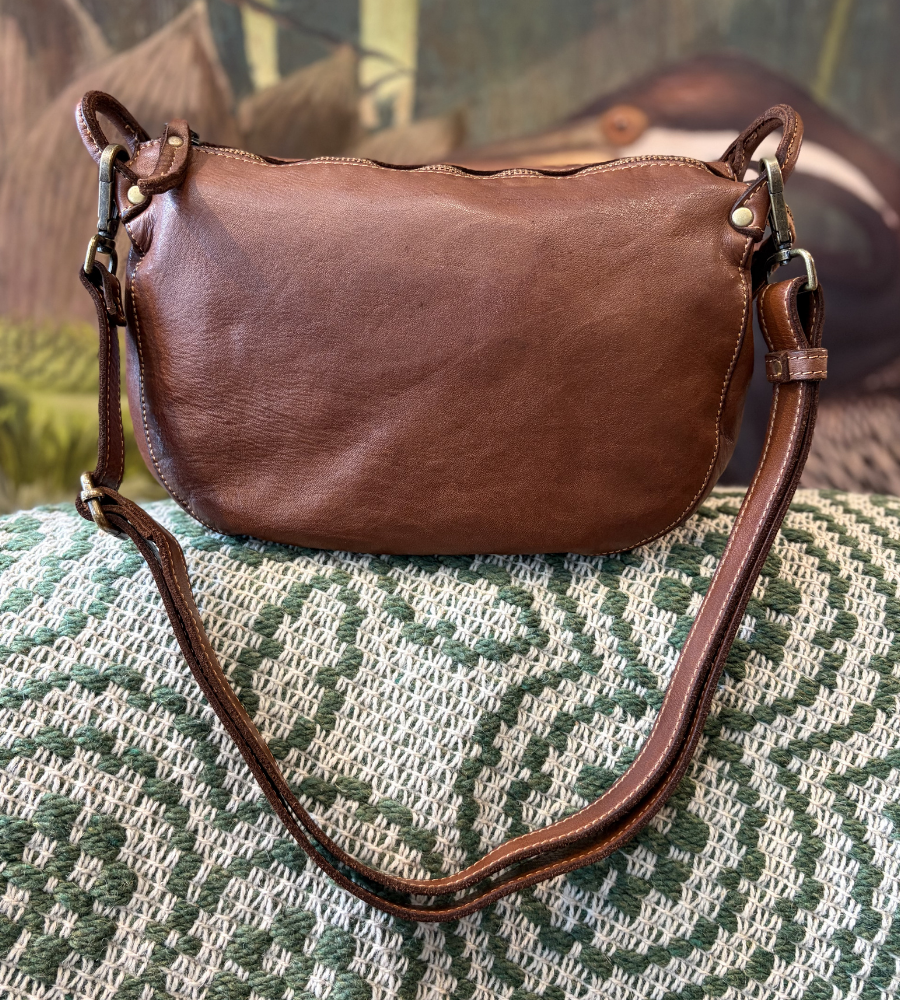 Tracolla BS635 Maxi colore cognac di Bayside.