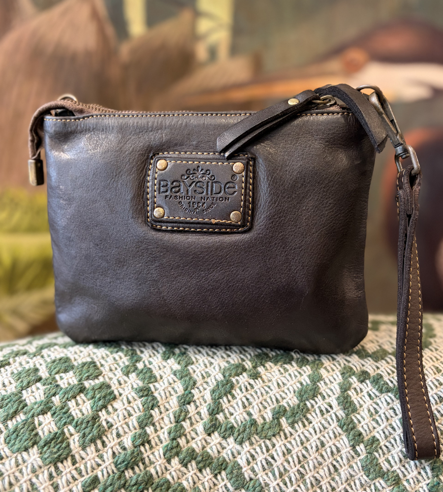 Pochette in pelle con tracolla Bayside BS822.